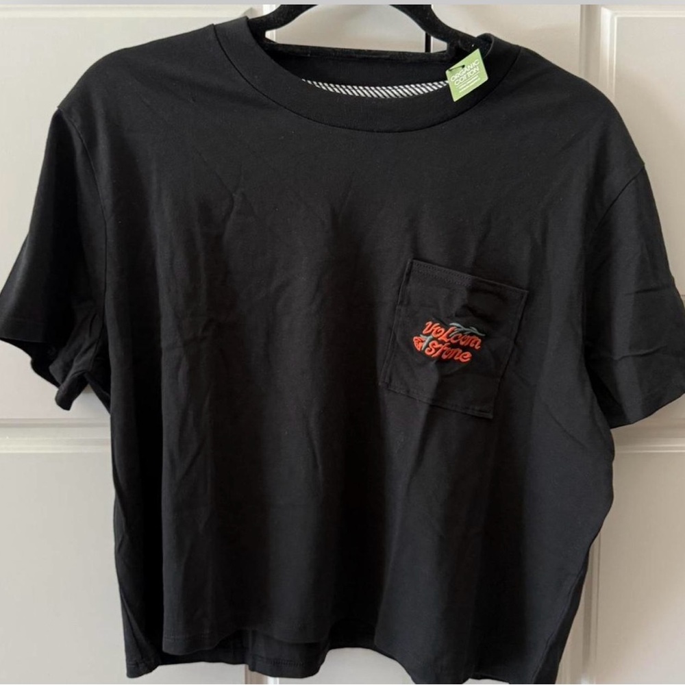 Volcom Black Tee with Bold Logo